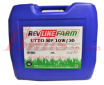 OLEJ revline / 20 litrów  AGRICAT UTTO MP  10W/30 SAE J300: 10W/30; SAE J306: 75W-80; API GL-4; DIN 51524-3: HVLP / opakowanie 20 litrów / sprzedawany na sztuki / notatka /