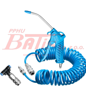 PISTOLET richmann Z PRZEWODEM SPIRALNYM 5m / zestaw do czyszczenia kabiny / MERCEDES MP4 , DAF /