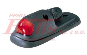 LAMPA vignal / czerwona / lewa/prawa OBRYSOWA 12/24V  FE95 - Lampa pozycyjna tylna Żarówki 12/24V czerwona Heuliez, Irisbus