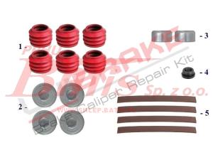 KPL.NAPRAWCZY unb ZACISKU HAM.HALDEX MODUL X GEN 1,2 USZCZEL.Z ZABEZPIECZENIAMI