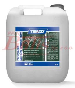 PREPARAT tenzi /5L DO MCHU I POROSTÓW / usuwa glony, mech, porosty i grzyby z kostki brukowej, klinkieru oraz innych powierzchni zewnętrznych / notatka /