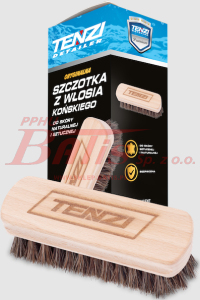 SZCZOTKA tenzi DO SKÓRY / z włosia końskiego / miękka; do delikatnych powierzchni; pomaga dogłębnie rozprowadzić produkt, dokładnie penetruje strukturę powierzchni / opakowanie 10szt. /