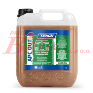PREPARAT tenzi /5L APC OUT / do czyszczenia: elewacji, dachów, fasad z zanieczyszczeń smolistych, brudu pochodzenia organicznego, zanieczyszczeń ropopochodnych, ... /