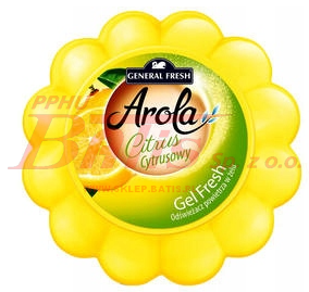 ZAPACH arola /dynia CYTRUSOWY - 150g / odświeżacz powietrza w żelu / opakowanie 10szt. / kształt: dynia; GEL FRESH /