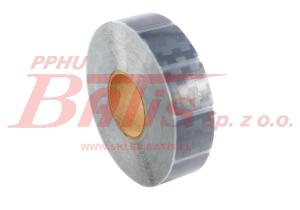 TAŚMA vignal / biała ODBLASKOWA BIAŁA / przerywana  / rolka 50 metrów / sprzedawana na sztuki /