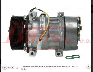 SPREZARKA nissens KLIMATYZACJI RVI PREMIUM/MIDLU OD 2005R