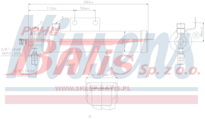 OSUSZACZ nissens  KLIMATYZACJI L-290mm fi-50mm MERCEDES ATEGO/AXOR mot. OM902/906/457 01/2002-10/2004