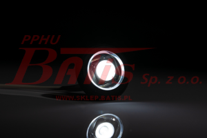 LAMPA fristom /biała OBRYSOWA LED 12-36V / okrągła / wpuszczana z wiązką elektryczną 0,15m /