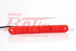 LAMPA fristom OBRYSOWA.LED CZERWONA 12/36V Z TASMA SAMOPRZYLEPNA PRZEWOD 0,5M FRISTOM FT-195CLED