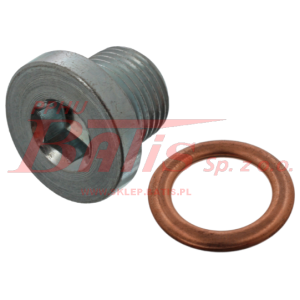 ŚRUBA febi SPUSTU MISKI OLEJOWEJ M14*1,25 RVI MASCOTT; VOLVO C30, C70 II, S40 II, S80 II, V50, V70 III; CITROEN C3 I, C4, C4 GRAND PICASSO I, C4 I, C4 PICASSO I, C5 I, C5 II 0.9-3.0D 09.92-