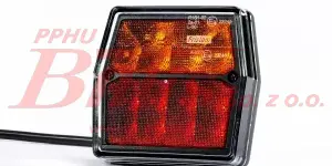 LAMPA fristom ZESPOLONA LED 12V / 3-funkcyjna - stop/pozycja/kierunkowskaz / przewód 1m /
