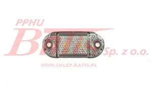 LAMPA fristom /biała OBRYSOWA LED 12-36V / z wiązką elektryczną 0,15m / 1-funkcyjna / homologacja pion/poziom /