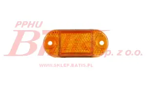 LAMPA fristom /żółta OBRYSOWA LED 12-36V / z wiązką elektryczną 0,15m / 1-funkcyjna / homologacja pion/poziom /