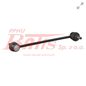 ŁĄCZNIK febi / przód DRĄŻKA STABILIZATORA 270mm METALOWY / AUDI 80 B3, 80 B4, A1, A1 CITY CARVER, A2, A3; BMW 3 (E46), Z4 (E85), Z4 (E86); FIAT TIPO; SEAT ARONA, CORDOBA 1.0-Electric 08.86- /