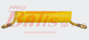 PRZEWÓD wabco / żółty M16 SPIRALNY PNEUMATYCZNY / silikonowy /