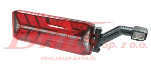 LAMPA aspock / prawa TYLNA / Z TRÓJKĄTEM ECOLED III / 24V / 6-CIO FUNKCYJNA ZE ZŁĄCZEM ASS2 / 7 PIN   4 ZŁĄCZA 2-PINOWE /