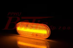 LAMPA horpol OBRYSOWA POMARAŃCZOWA 12/24V / pasek neon / z wieszakiem /