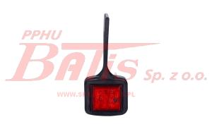 LAMPA horpol / lewa OBRYSOWA BIAŁO-CZERWONA LEWA WISZĄCA DIODOWA