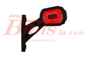 LAMPA horpol /prawa OBRYSOWA LED 12-24V / potrójna / na wysięgniku krótkim ukośnym / przewód: 2x0,75mm2, długość: 0,5m / kompatybilna z czujnikiem cofania /