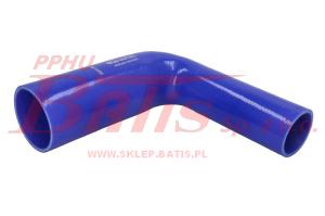 KOLANKO thermotec SILIKONOWE UKŁADU CHŁODZENIA / 60x250 mm/ kąt zgięcia: 90* / niebieskie, -40/200, ciśnienie rozrywające: 1,4 MPa, ciśnienie robocze: 0,5 MPa /