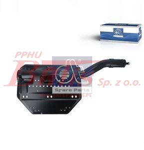 WSPORNIK sampa / lewy BŁOTNIKA OSI TYLNEJ LEWY  SCANIA 94/114/124/144/164/P/G/R/T / śruby pozimo / mocowanie okrągłe / druga strona 136357 /