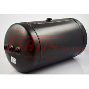 ZBIORNIK bega POWIETRZA 40L FI-310MM/L-605MM/ BEZ OBEJM/12,5 BAR MAN TGA/TGS/TGX 3 OTWORY / Pojemność [litr]:40 / Średnica [mm]:310 / Długość [mm]: 605 / Odległość / O [mm]:120 / Ilość złączy ciśnieniowych powietrza:4 / Ciśnienie robocze [bar]:12,5 /