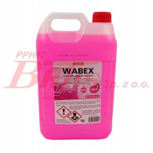 PŁYN vaba / 5 litrów DO CHŁODNIC RÓŻOWY / wabex /  -35C  / opakowanie 5 litrów sprzedawany na sztuki / płyn beczka 200 litrów pod indeksem 1020072 / koncentrat beczka  pod indeksem  1020074 / koncentrat sprzedawany na litry pod indeksem 08-631 /