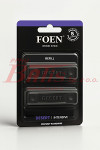 ZAPACH foen / refill SAMOCHODOWY WOOD STICK 'Desert' / do nawiewu / kompozycja: jaśmin, ylang ylang, gardenia, orientalne przyprawy, kwiat lotosu, czarna orchidea, paczula, przydymiony bursztyn /