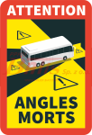 TABLICA kraj MARTWE POLE NA AUTOBUS  / wymiary 250x170 /