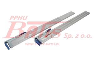 DESKA cargo NADBURTOWA ZABEZPIECZAJĄCA ŁADUNEK / dł.: 2400-2700mm / Aluminium 120 * 30 mm / waga 6,54, płaski / po 1 szt /