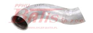RURA dinex WYDECHOWA KOŃCOWA L=570mm - WERSJA LOW COST DAF 95 od 01-1992r. Do 12-1997r. / 95 XF od 12-1996r. do 08-2002r. / XF 95 od 08-2002r. / CF 65-75-85 od 12-2000r.