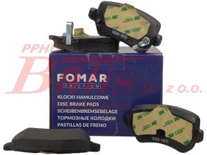 KPL. fomar KLOCKÓW HAMULCOWYCH HEVROLET ASTRA, CORSA; KIA CEE'D, PRO CEE'D, VENGA; LADA KALINA; OPEL ASTRA G, ASTRA G CLASSIC, ASTRA H, ASTRA H CLASSIC, ASTRA H GTC 1.0-2.2D