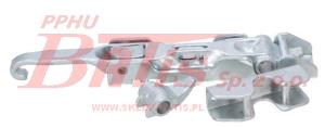 ZAMEK suer DRZWI NACZEPY BOXER KRONE / ocynk 16*18 mm /
