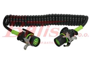 PRZEWÓD phillips SPIRALNY ELEKTRYCZNY 15-PINÓW / ADR / 24V / EURO 5 / długość 4,5m / Duracoil+ / -40*C - 90*C / poliuretan