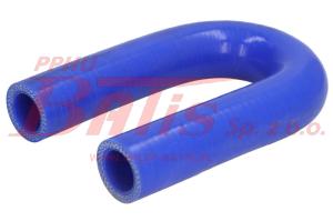 KOLANKO SILIKONOWE FI 22 / kąt 180* / długość: 150x150mm / grubość: 4,50mm +/- 0.5mm / silikon+poliester /