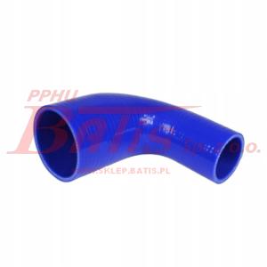 REDUKCJA FI 32-38 KOLANKA SILIKONOWEGO / kąt 90* / długość: 150x150mm / grubość: 4,50mm +/- 0.5mm / silikon+poliester /