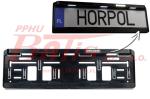 RAMKA horpol LED DO TABLICY REJESTRACYJNEJ 12-24V / 2w1 - białe światło oświetlające tablicę + światło cofania / przewód: 3x0,75mm2; o długości: 1,5m / IP68 / HOR160 /