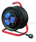PRZEDŁUŻACZ BĘBNOWY GUMOWY 3 GNIAZDA TYPU IP44 PRZEWÓD 20M lena lighting