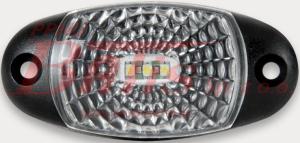 LAMPA fristom /biała OBRYSOWA LED / owalna / 1-funkcyjna / przewód: 2x0,75mm2 / opakowanie: 10szt. /