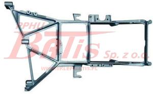 WSPORNIK REFLEKTORA LEWY DAF 95XF 2 SERII/ 105XF //ALUMINIOWY//