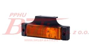 LAMPA horpol / żółta OBRYSOWA LED 12-24V / odblaskowa / prostokątna; LED z boku / 0,5/1,2W / przewód: 2x0,75mm2; długość: 0,45m /