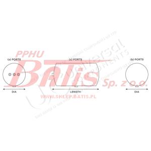 OBEJMY ZBIORNIKA POWIETRZA 30L FI-276MM/L-584MM universal components  ( 1 kpl = 2 szt obejm )