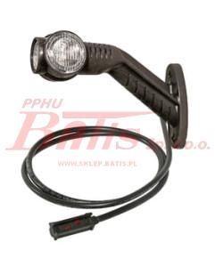LAMPA OBRYSOWA NA WYSIĘGNIKU PRAWA BIAŁO-POMARAŃCZOWO-CZARNE aspock
