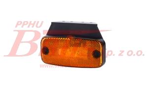 LAMPA horpol / żółta OBRYSOWA LED 12-24V / podwieszana; z odblaskiem; 3 diody / przewód: 2x0,75mm2; o długości: 0,45m / od -30*C do  50*C / EMA 20 /