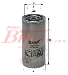 WKŁAD hengst FILTRA PALIWA DAF/75/85/95/F/  hengst