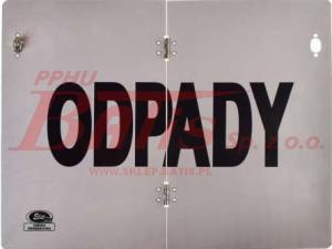 TABLICA WYRÓŻNIAJĄCA 'ODPADY' / składana / wymiar: 300x400mm/