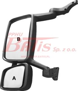 POKRYWA TYLNA LUSTERKA MAŁEGO VOLVO F9/FM12/FM13/FH12/FH16 PRAWA/LEWA /rywal