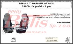 POKROWCE FOTELA RENAULT MAGNUM od 2005r SALON FOTEE LOTNICZE, 1 PAS