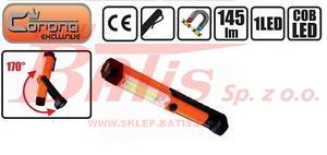 LATARKA richman DŁUGOPISOWA 1,5W -1 LED UCHYLNA / na baterie