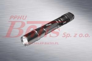 LATARKA richmann 3W CREE LED / mini, aluminiowa / 180lm; zasięg 150m / wodoodporna IP X7 / 2x AA / z klipsem /